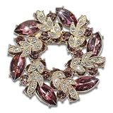 Classicseali Brooches for Women,Ladies Brooches,Fashionable and Exquisite Rhinestone Large Brooch for Women, Flower Brooch Pin Suitable for Ladies and Girls, Coats, Weddings, Parties