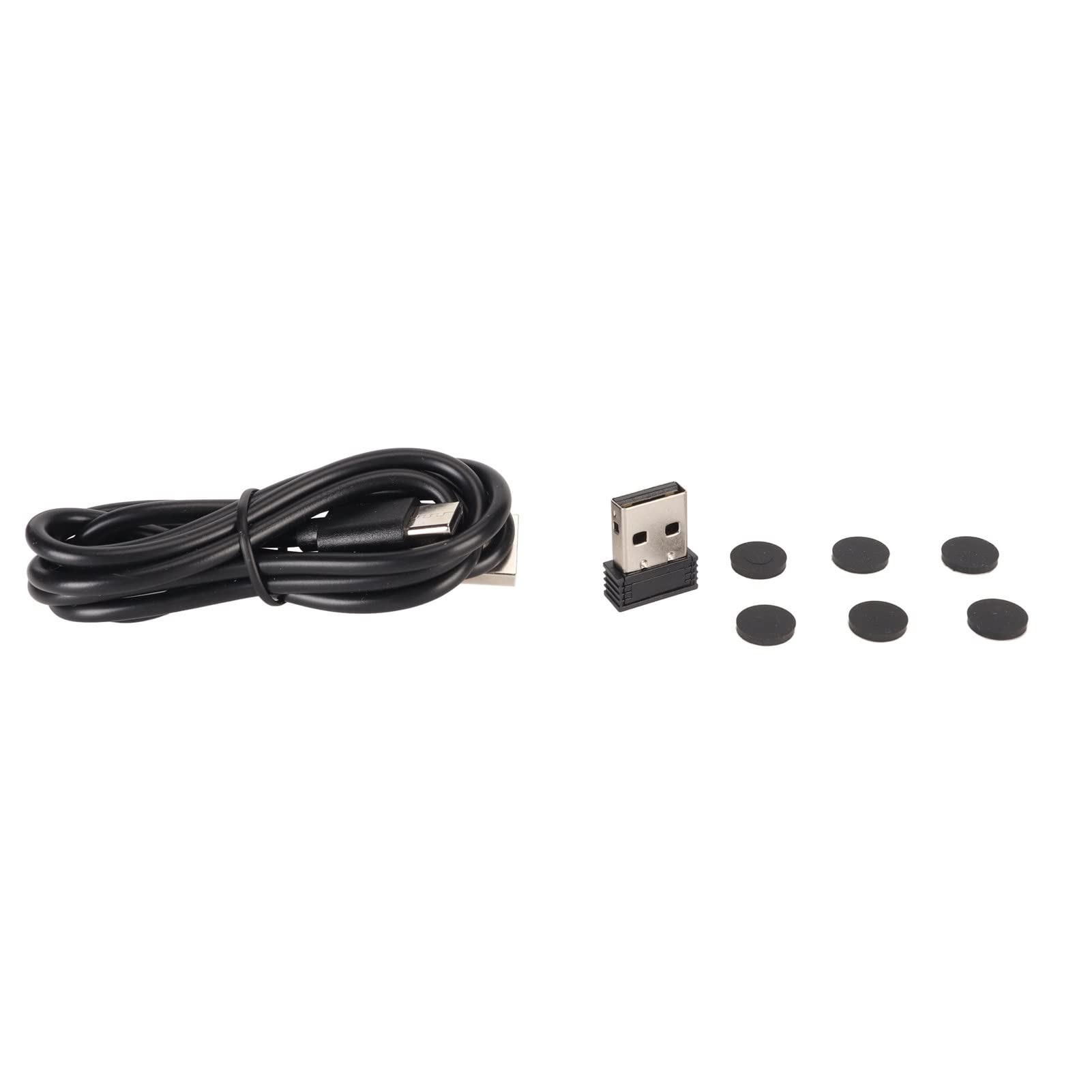 Alomejor Mini Tastiera USB Meccanica Wireless a 15 Tasti con Manopole per Musica da Gioco e Ufficio in Acrilico Bianco