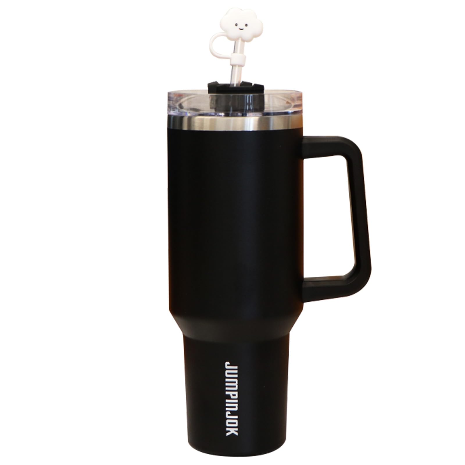 Sacred Women's Way Ribbon (Black) Vacuum Insulated Double Walled Stainless Steel Travel Mug