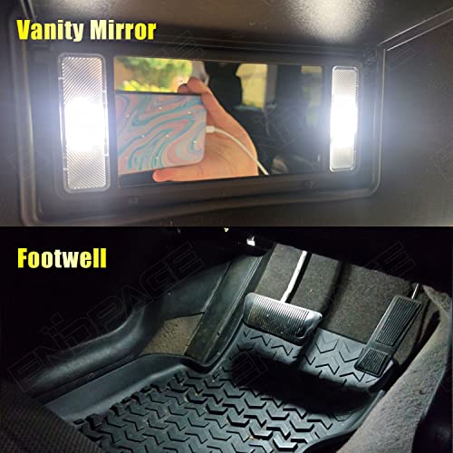 Kit de 12 luces LED interiores para Dodge Ram 2009-2018 miniatura 6