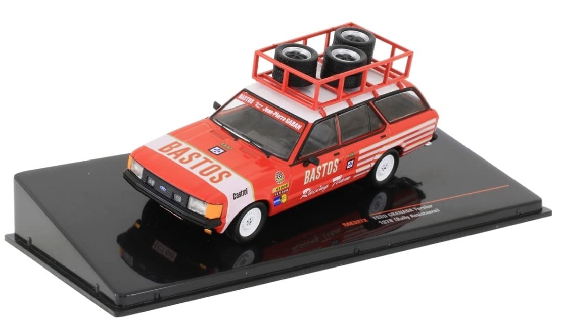 Maquette Voiture De Service Rallye Bastos – Ford Granada MKII 1/43 Par Ixomodels, Neuve