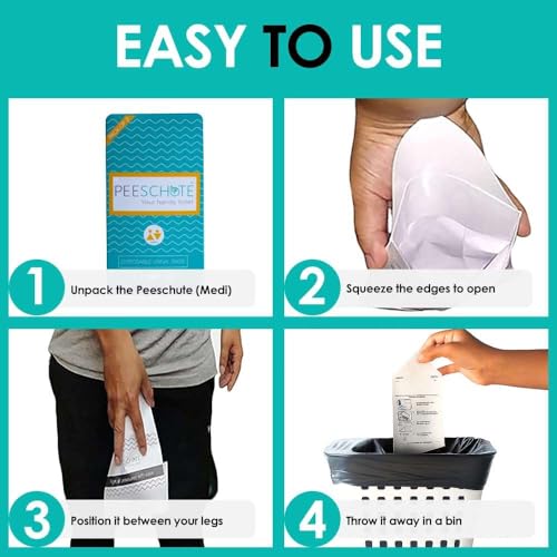 Image of (Medi)-Unisex Pocket Sized Toilet-Disposable Paper Urine Bags- Combo Kit-With Waste Bags and Wet Wipes | Pack Of 9 Bags | As Seen On Shark Tank India | Each Usable Upto 4 Times | Outdoor Toilet Needs | Convenient & Hygienic