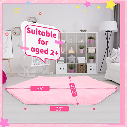 Wilwolfer Princess Castle Play Tent & Kids Rug Bundle thumb #7