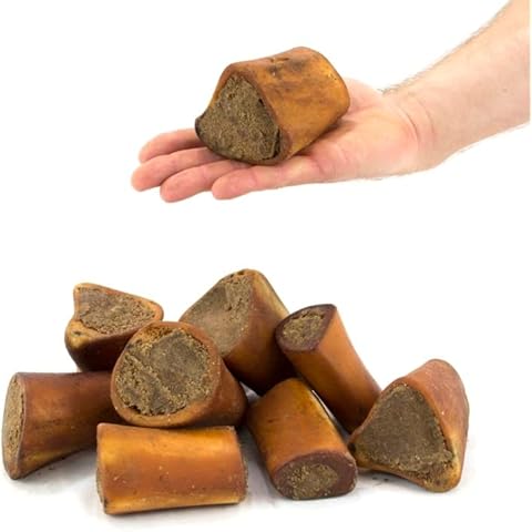 VIONIA® Smoked Filled Bones x10 | Smoked filled Bones | 100% Natural Dog Treats | Filled Bones | Natural Treats | Meat filled Bones | Smoked Cover