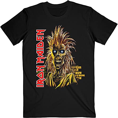Iron Maiden First Album 2 Official Tee T-Shirt Mens Unisex (X-Large) Black