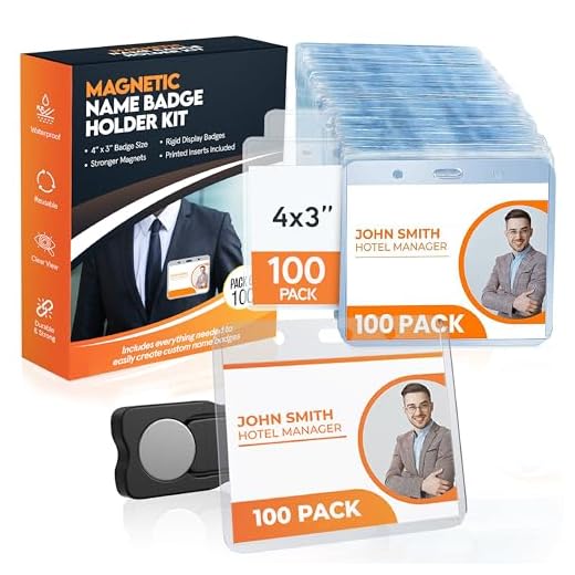 Custom Magnetic Name Badge Holders
