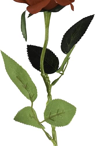 Miniatura 9 de NOVELTY GIANT WWW.NOVELTYGIANT.COM Flores falsas de tallo largo, centros de mesa de boda, ramos de novia, arreglos de ducha (marfil)