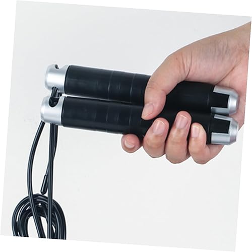 Miniatura 9 de Yardwe Cuerda de saltar con peso al aire libre con mango antideslizante para ejercicio de fitness y entrenamiento de resistencia, adecuada para