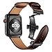 Produktbild Myada Kompatibel für Armband Apple Watch Series 5 40mm Leder,Armband Apple Watch 40mm Series 4 38mm Series 3 Echtleder Sportarmband iWatch 40mm Ersatzband Armbänder Apple Watch 38mm für iWatch 38/40mm