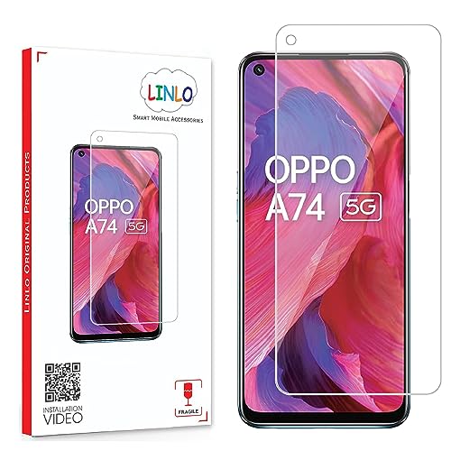 Image of Tempered Glass Screen Guard Compatible for Oppo A74 5G /F19 /A96 /F19 Pro /F19 Pro+ /F19s /F21 Pro 4G /F21s Pro 4G /F21s Pro 5G /Reno 8 5G /7 5G /6 5G with with Full Screen Coverage;(Transparent),Pack of 1