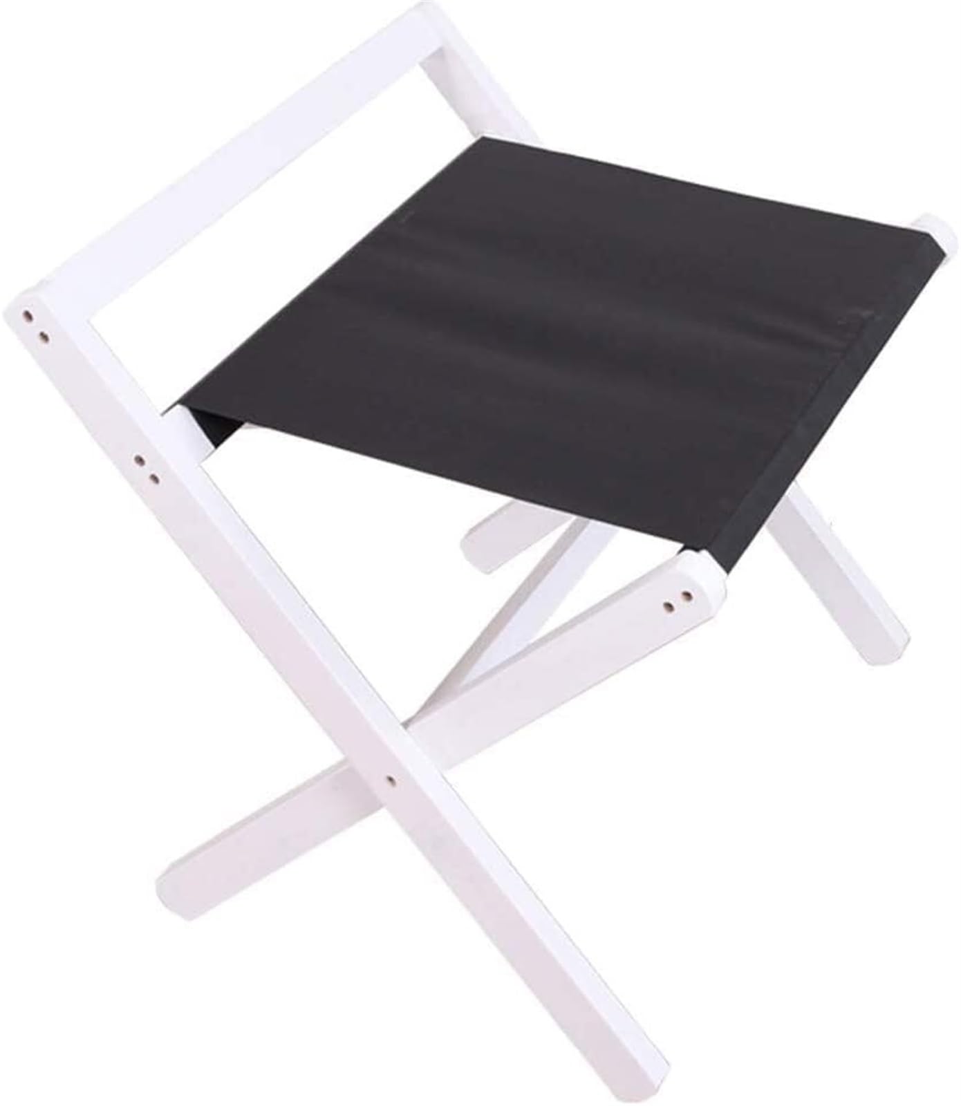 Porta Maletas Hogar Portaequipajes Plegable del Soporte De La Maleta con Una Sola Capa Madera Respaldo para El Hotel Portaequipajes Invitados(White)