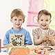 LAMEK 12 Herbst Tier Bastelsets für Kinder Herbst Klebepunkt Basteln Set Kreative Kunsthandwerk Mosaik Klebebilder Kreativsets Geschenke für Jungen Mädchen Herbstszeit Geburtstag