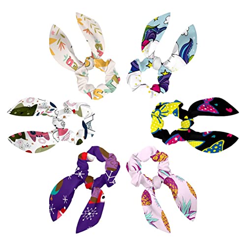 Chouchous velours oreilles lapin élastiques anti-casse