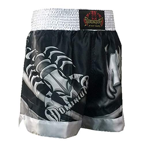 Calção Short Muay Thai - 2798 - Prata - M