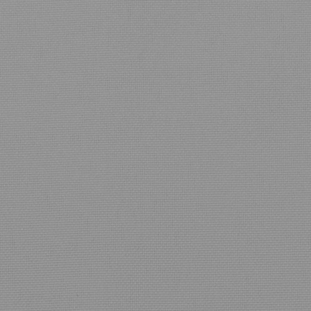 vidaXL Cojines para Silla con Respaldo bajo 6 uds Tela Oxford Gris
