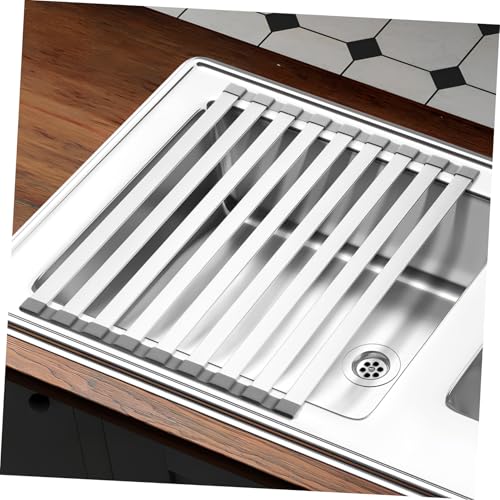 Ampia applicazione: ideale per l'uso in case, ristoranti e hotel, questo versatile scolapiatti è adatto a qualsiasi della cucina, scolapiatti da cucina sopra il lavandino, scolapiatti da cucina