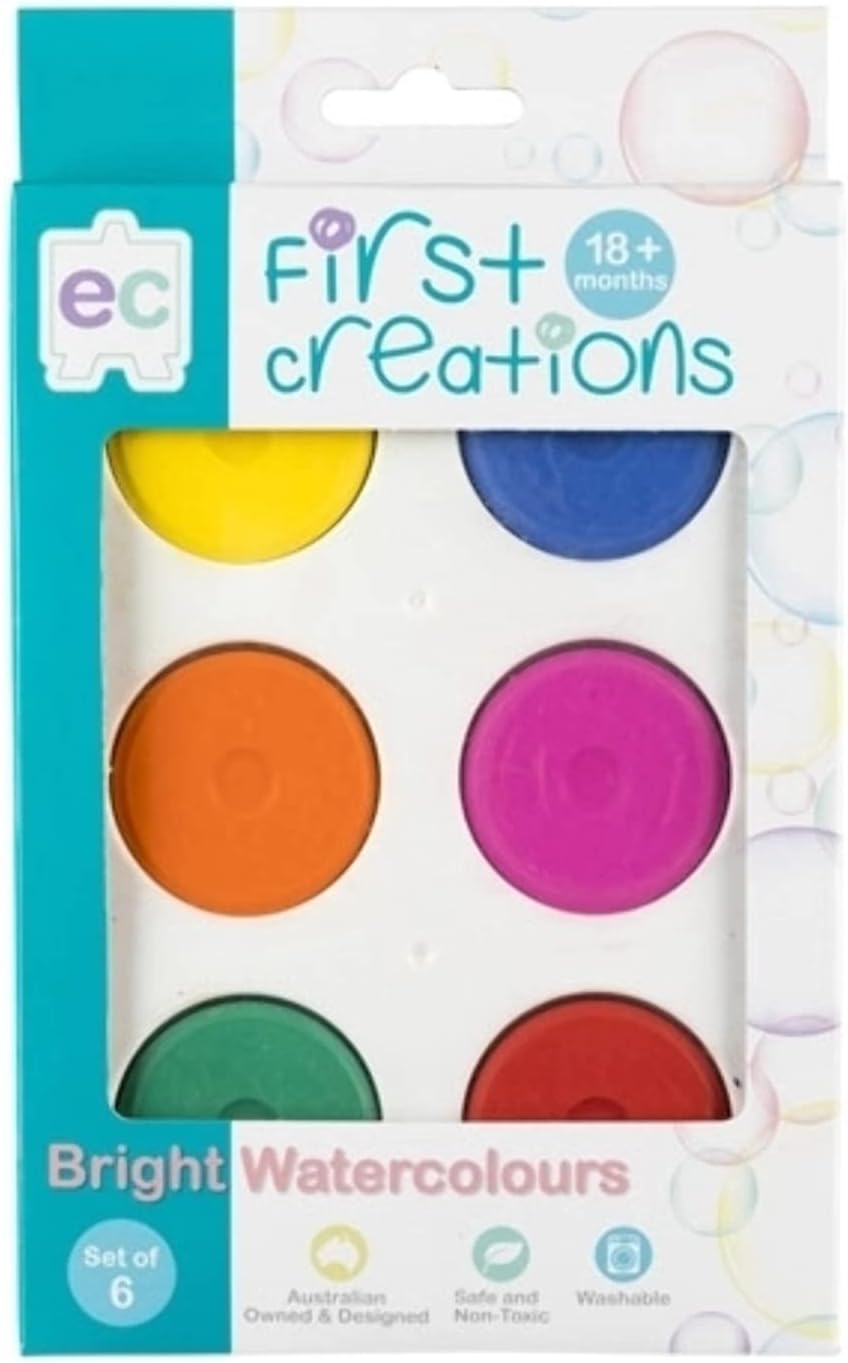 Bright Watercolours 6-Pieces Set