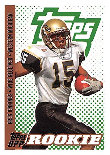 Greg Jennings football card (Western Michigan Broncos) 2006 Topps DPP Rookie #141