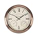 Price comparison product image Outside In Mollington Wall Clock & Thermometer 15"