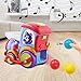 HISTOYE Toddler Train Toys for 1 2 3 Year Old Boy Girl Gifts, Crawling Baby Toy 6 to 12 Month,12-18 Months Baby Toys with 3 Popper Ball, Toddler Musical Toys Light Up Toys for 6 9 12 18 Months