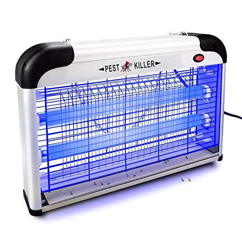 Preisvergleich Produktbild Samxu Insektenfalle / Insektenfalle / Masquito / Elactric / UV-Licht / Fliegenvernichter für gewerbliche Industrie, Zuhause, Küche (nur für den Innenbereich) (20 W), schwarz