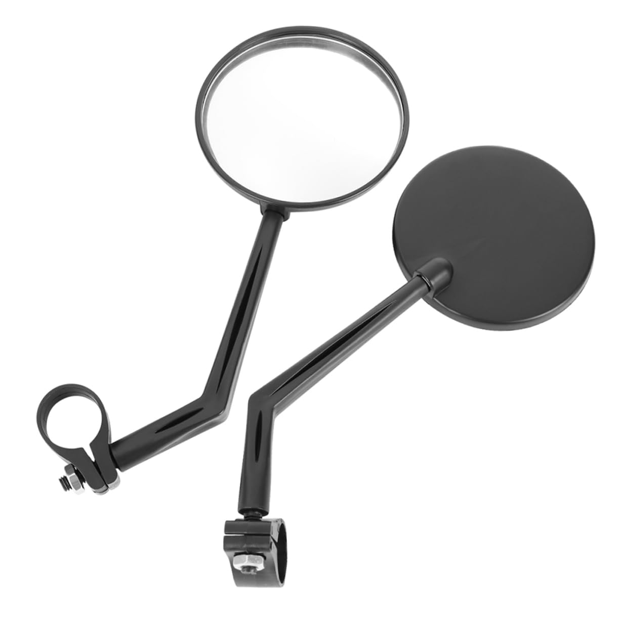 POPETPOP 4Pcs Rotating Rearview Mirrors for Mountain Bikes Durable Safety Convex Bike Mirrors Easy to Install Handlebar Accessories for Cycling