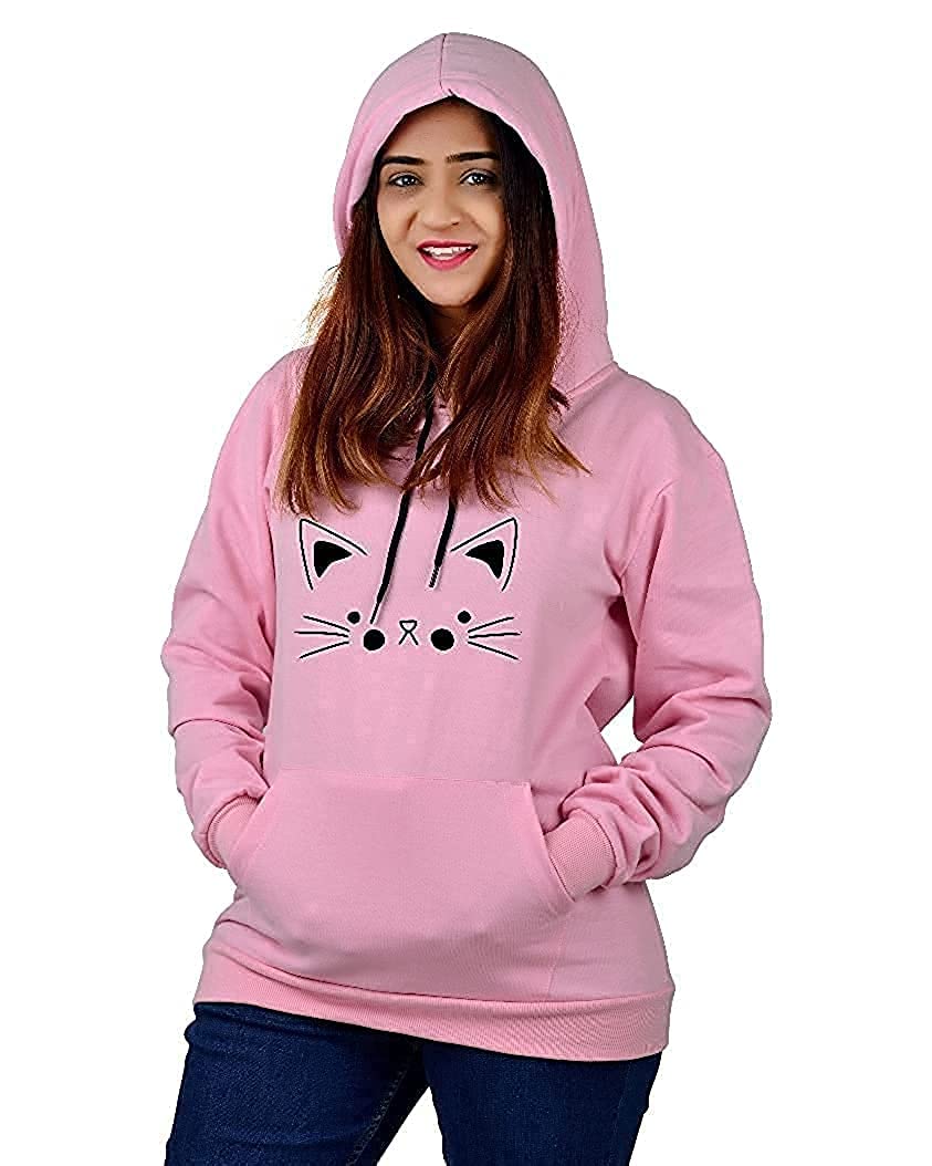 neoamber Women's Fleece Hooded Hoodie Girls and Women Loose Comfortable Hoodie-picture-48