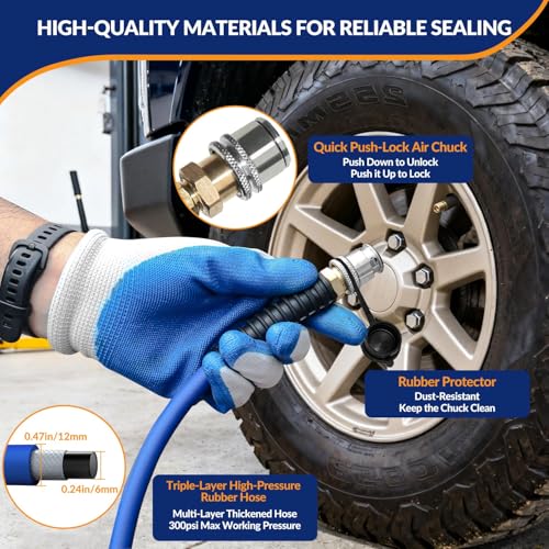 MILADO 4 Way Tire Inflator System