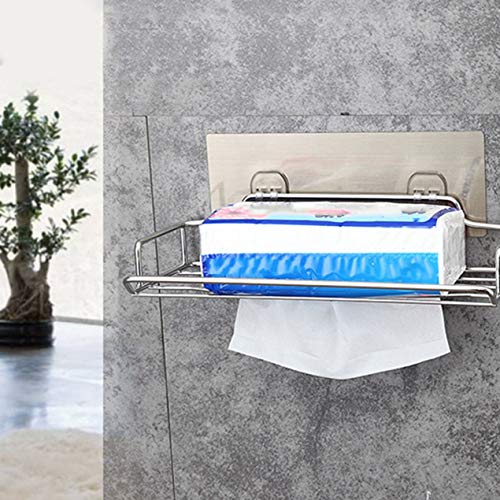 DBSUFV Praktisch Ontwerp Roestvrijstalen Wandmontage Toiletrolhouder Thuis Badkamer Keuken Papieren Tissue Doos Houder… - Image 3