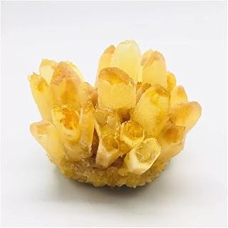 JRXFXEKW Cristal Natural en Bruto 400g-700g, Piedra de Cuarzo Phantom Amarillo Natural, racimo de Cristal for 1 Pieza, Adecuado for decoración de Muebles (Color : Onecolor, Size : 1PC 610G-700G)