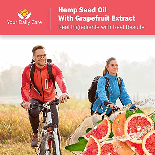 Premium Organic Hemp Oil + Grapefruit Seed Oil Drops; Healthy Immune System Support and GI Digestive Support - Vegan… - Image 3