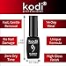 Professional Rubber Base Gel By Kodi | 8ml 0.27 oz | Soak Off, Polish Fingernails Coat Gel | For Long Lasting Nails Layer | Easy To Use, Non-Toxic & Scentless | Cure Under LED Or UV Lamp