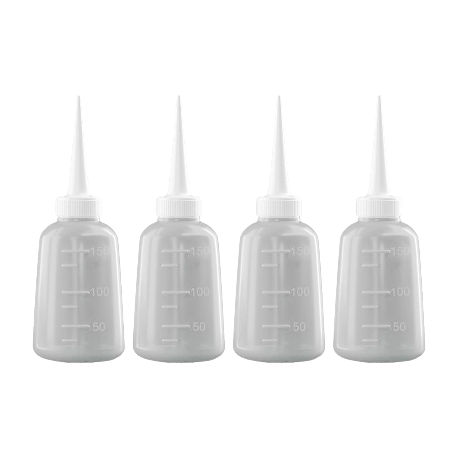 Kalttoy 150Ml Of 4 Glues Dispenser Nozzle Bottle Squeeze Bottles For Glues Oil And Wash Use In Crafting And Laboratories Bottle