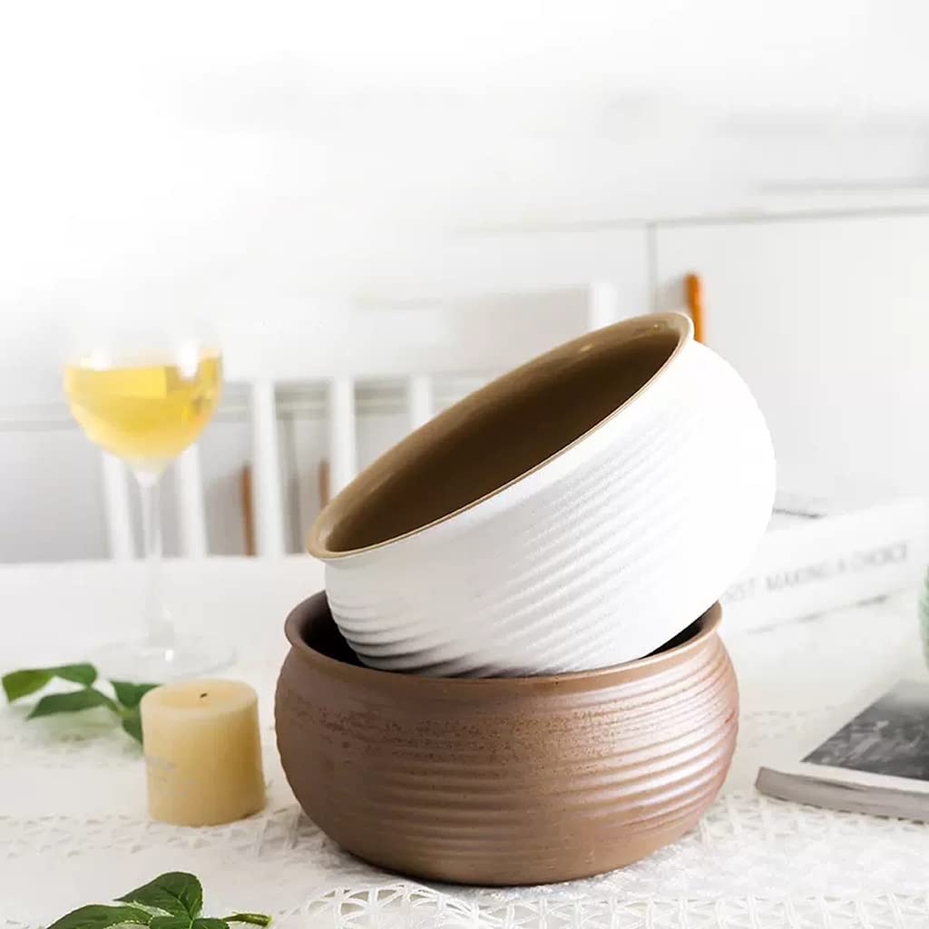 Miska Do Mieszania Sałatek Nordic Creative Duża Miska Na Makaron Domowa Ceramiczna Miska Do Sałatek Restauracja Miska Na Desery Miska Na Owoce Miska Na Zupę Naczynia Mis，A2pc