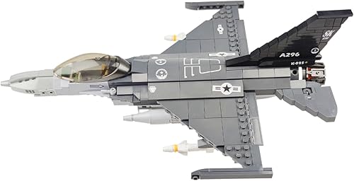 Miniatura 7 de kcolpas Kits de juguetes de construcción de armas militares para niños y adultos - Juguetes con caza Halcón, compatibles con modelos de nano escala