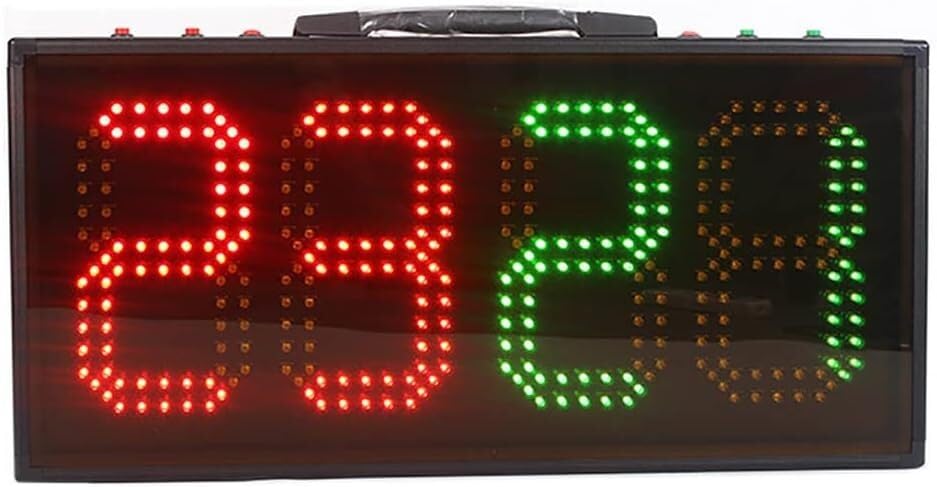Marcador electrónico sustitución fútbol LED simple miniatura 1