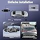 360° Dashcam Auto Vorne Hinten 2K+1080P -4 Kanal Dash Cam Auto Kamera mit 64GB-Karte,3 IPS Display, 4×140° Weitwinkel, WDR-Nachtsicht (8 IR-LEDs), G-Sensor, Loop-Aufnahme, App, 24/7 Parkmodus