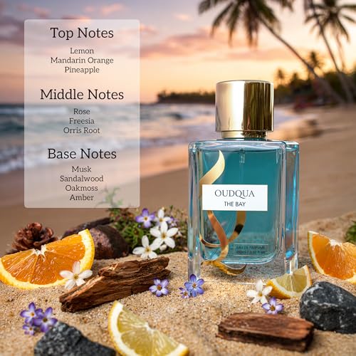 Image of The Bay Eau De Parfum 100ml | Fresh Aquatic Marine Unisex Perfume | Citrus Ocean Scent | Long Lasting EDP for Men & Women | Originated in France