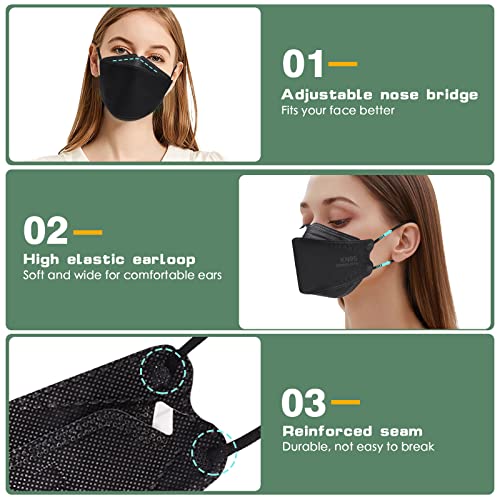 Image of KN95 Face Masks 50 Pack 4 Layers Tie Dye Breathable Safety Respirator Multicolor Cup Dust Disposable KN95 Mask Adult