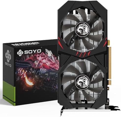 AMD Radeon RX6600M Graphics Card, 8GB GDDR6 128 Bit Video Card for PC Gaming with 1*HDMI & 3*Display Port PCI Express x 4/8 2.0/4.0 Dual Fans Gaming Graphics Card