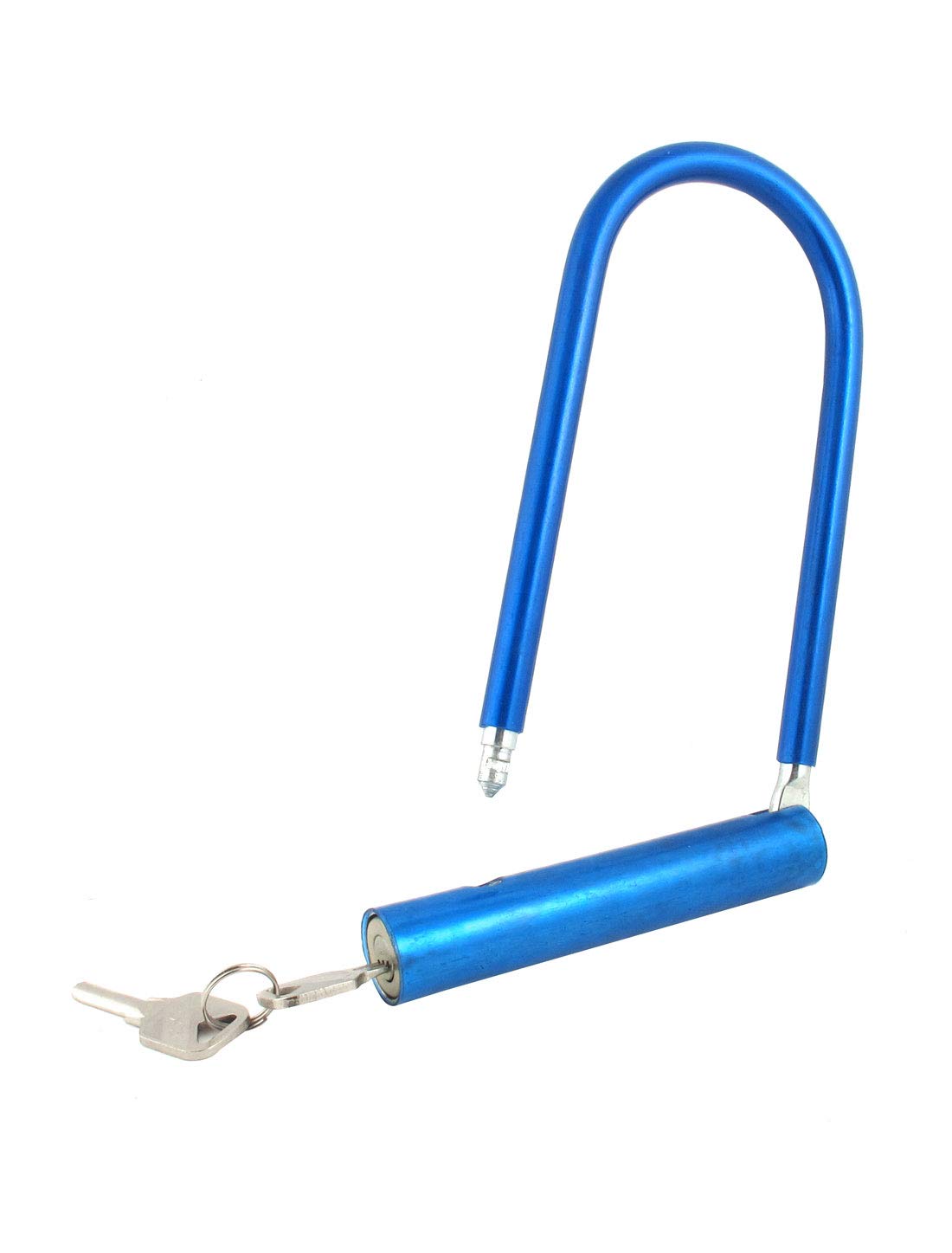 Aexit Motorcycle Bicycle Security Blue Plastic Coated Alloy U Shape Lock w 2 Keys (dca02ce9cc58abc7abb2dd0909513f8d)