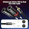 Cable Matters 1/8 Inch 3.5mm Mini Jack to XLR Stereo Cable 3 m, Male to Male, 3.5mm to Dual XLR Male Y-Splitter Cable #1