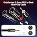 Cable Matters 3.5mm 1/8 Inch TRS to 2 XLR Cable 6 ft, Male to Male Aux to Dual XLR Breakout Cable