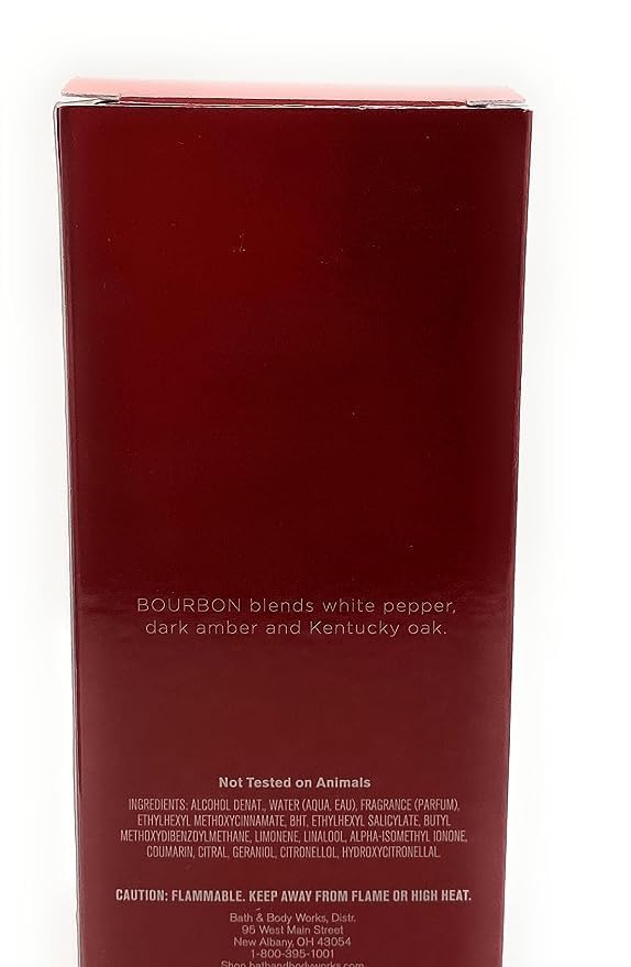 Bath and Body Works Mens Cologne (Bourbon, 3.4 FL OZ)