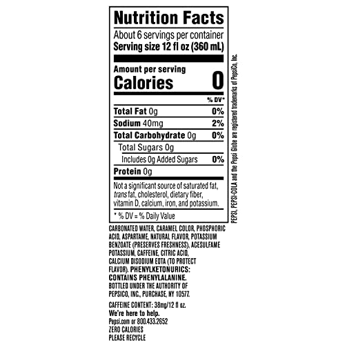 Image of Pepsi Zero Sugar, 67.6 Fl Oz Bottle