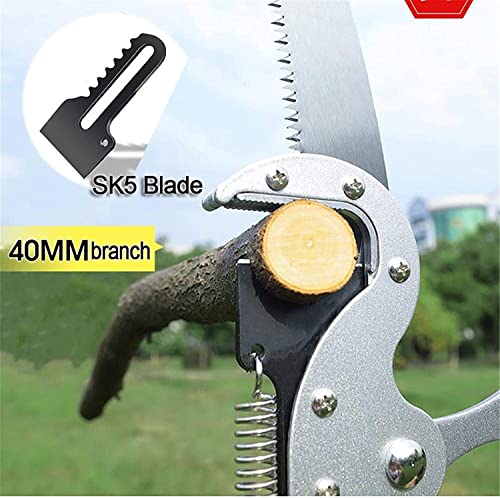 SONLED Telescopic Tree Pruners, Professional Telescopic Pole Saws Height Extendable Pruning Saw Gardening Branch Saw Loppers Cutter, Trimmer Tools for Trimming Branches and Leaves 24FT - Image 3