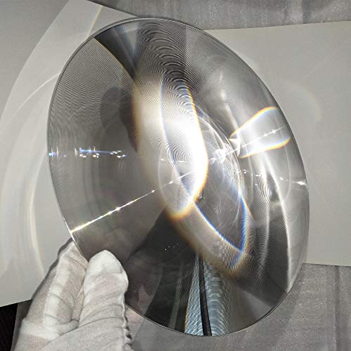 Image of 2-Pack Large Fresnel Lenses Φ300mm(11.81 inch), Focal Length 200mm, Acrylic Magnifier for Solar Heating, Solar Cooking, Visual Education. (Focal Length 200mm)