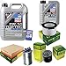 Produktbild QR-PARTS 69349739 Filter Set Inspektionspaket 6 Liter Liqui Moly Motoröl Top Tec 4600 5W-30 MANN-FILTER Innenraumfilter Kraftstofffilter Luftfilter Ölfilter