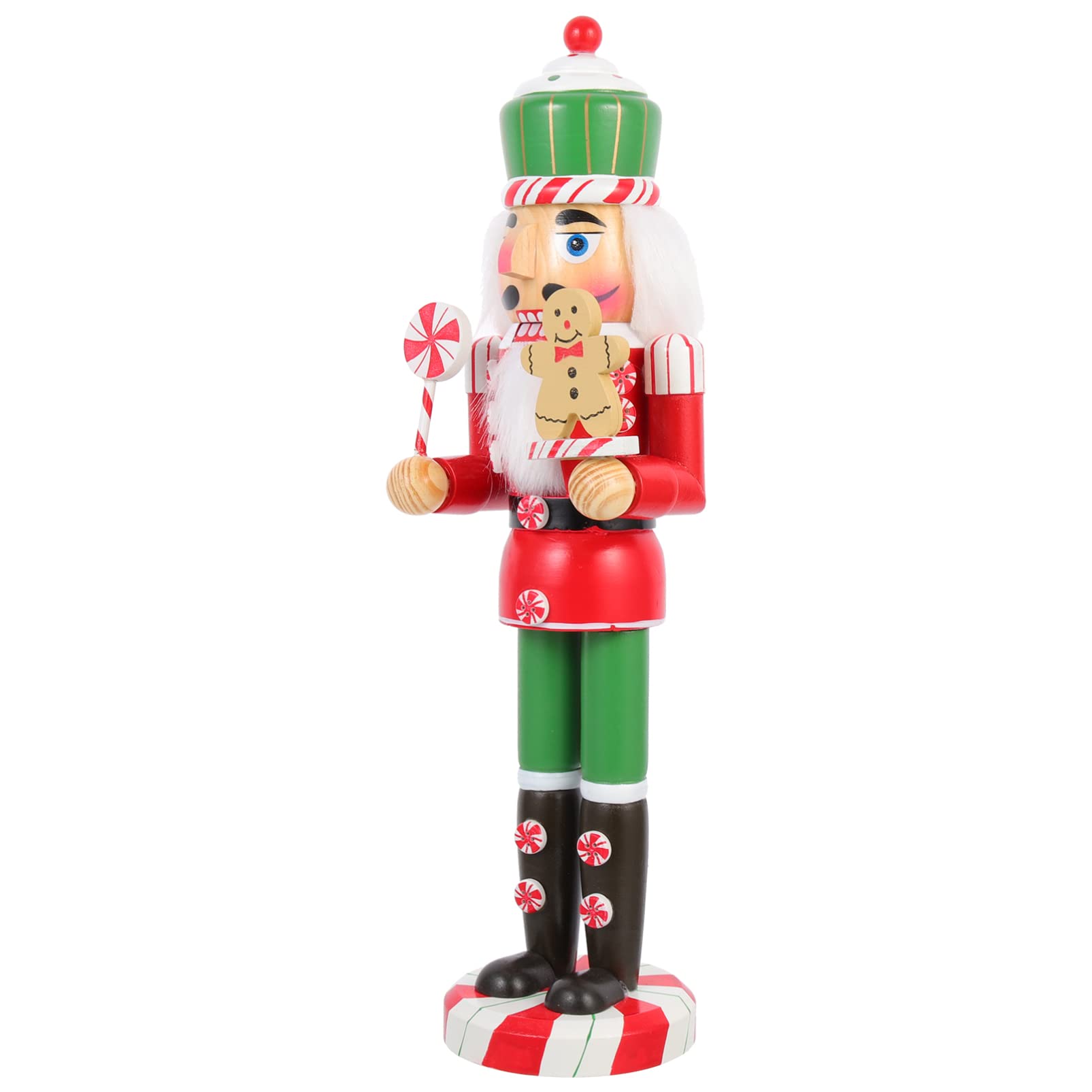 Toyvian Ornement Casse-Noisette Décor De D'épice Casse-Noisette Figurine De Casse-Noisette De Bureau Casse-Noisette De Noël à Collectionner Casse-Noix De Noël Intérieur Bois Toque 35c