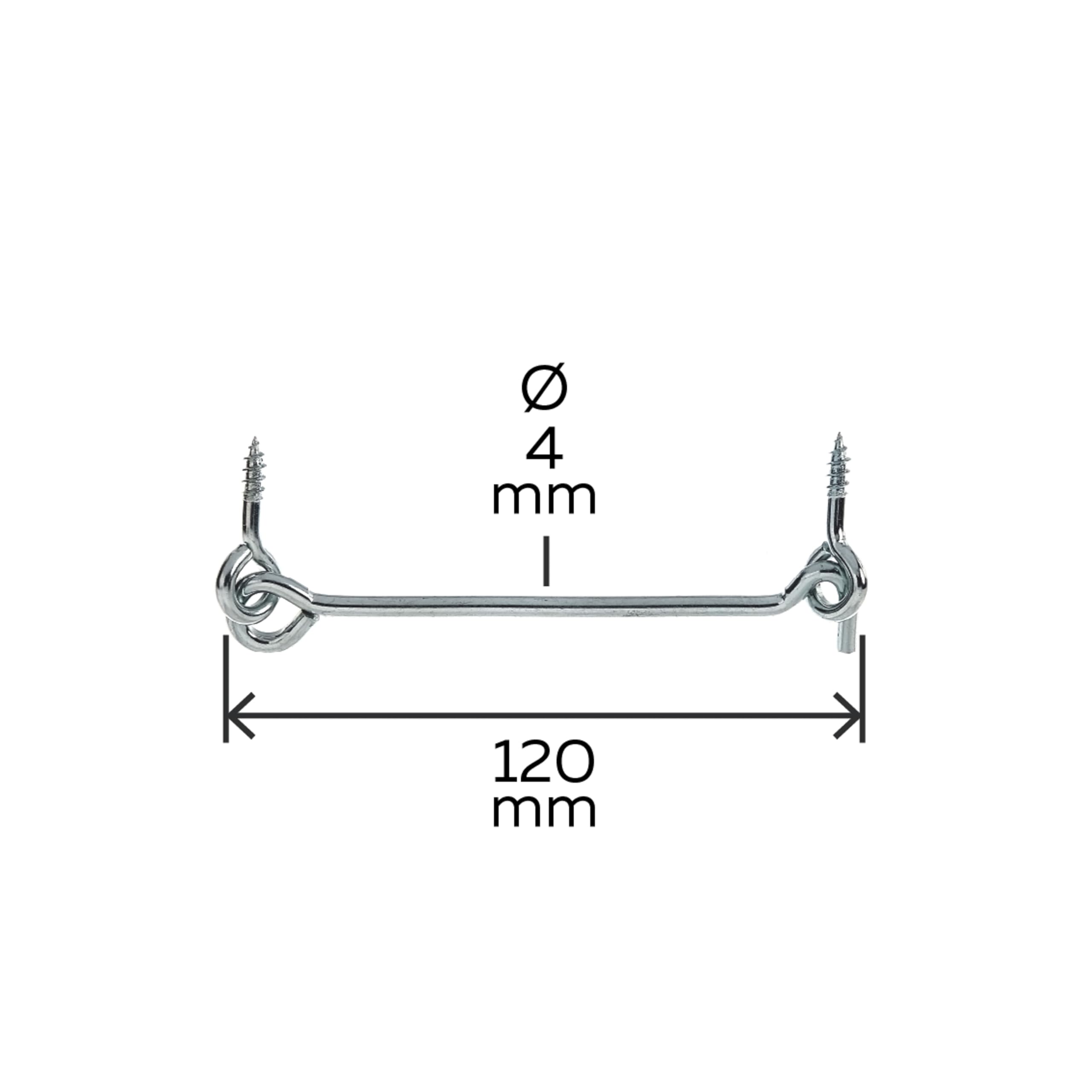 Crochet à Contrevent De Porte Fenêtre 200 - 590 MM Métal Fermeture | EBay